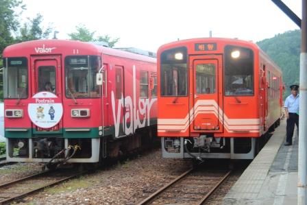 明知鉄道所属の電車たち